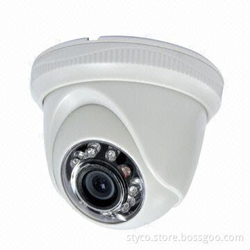 Color CCD Dome Camera, 1/3'' Sony Color CCD, 700TVL, IR-cut 3.6mm Lens
